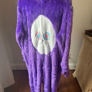 Care Bears Purple Fuzzy Apparel